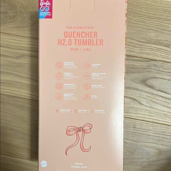 Stanley Just Peachy Barbie 40oz. Floral Tumbler - Picture 2 of 5